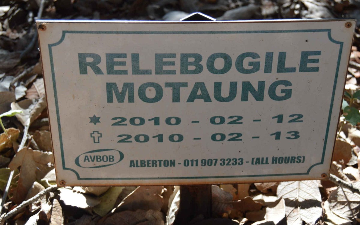 MOTAUNG Relebogile 2010-2010