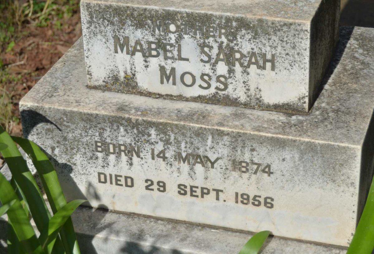 MOSS Mabel Sarah 1874-1956