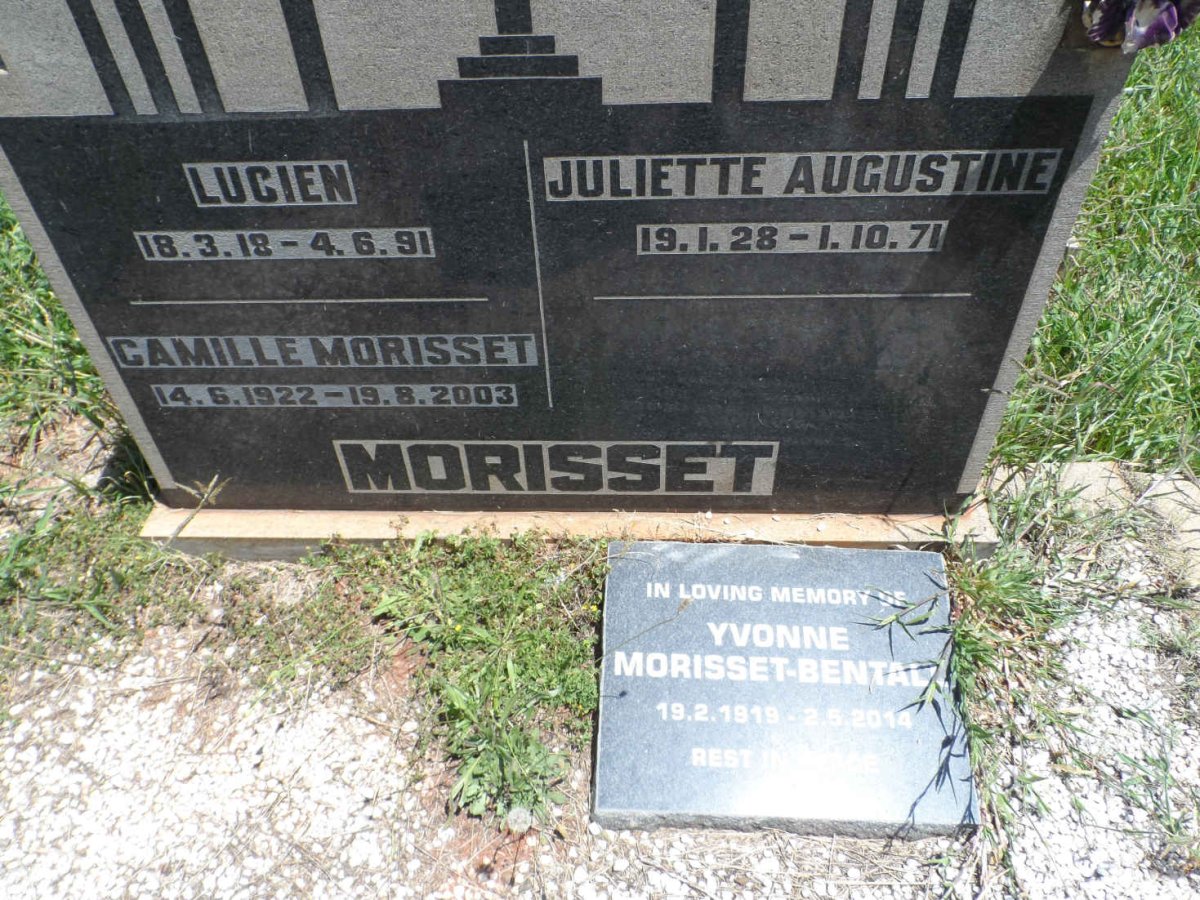 MORISSET Lucien 1918-1991 &amp; Camille 1922-2003