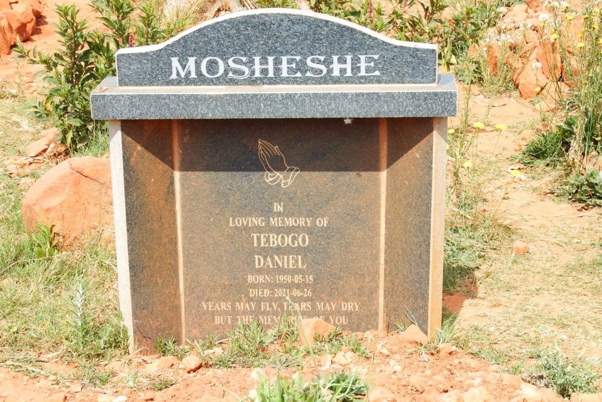 MOSHESHE Tebogo Daniel 1950-2021