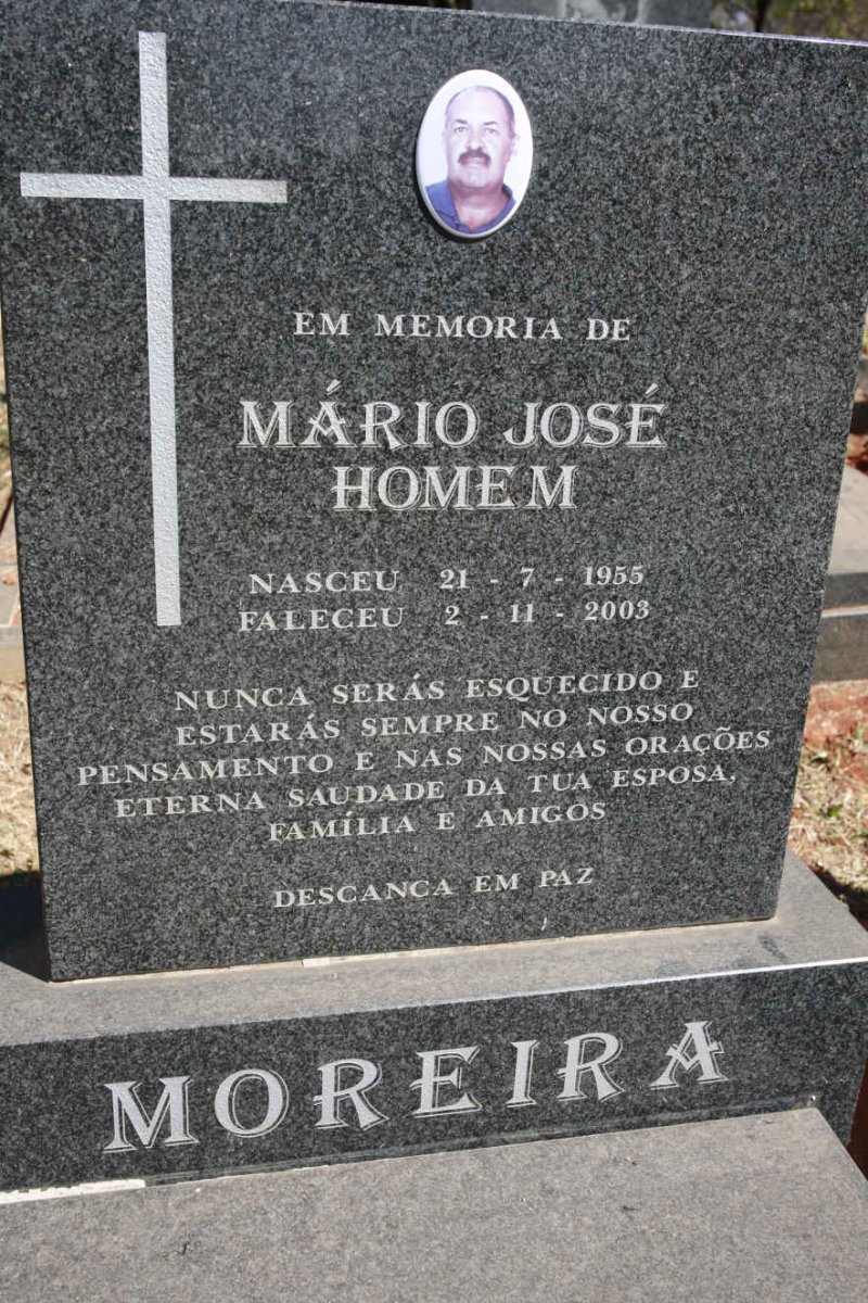 MOREIRA Mário José Homem 1955-2003