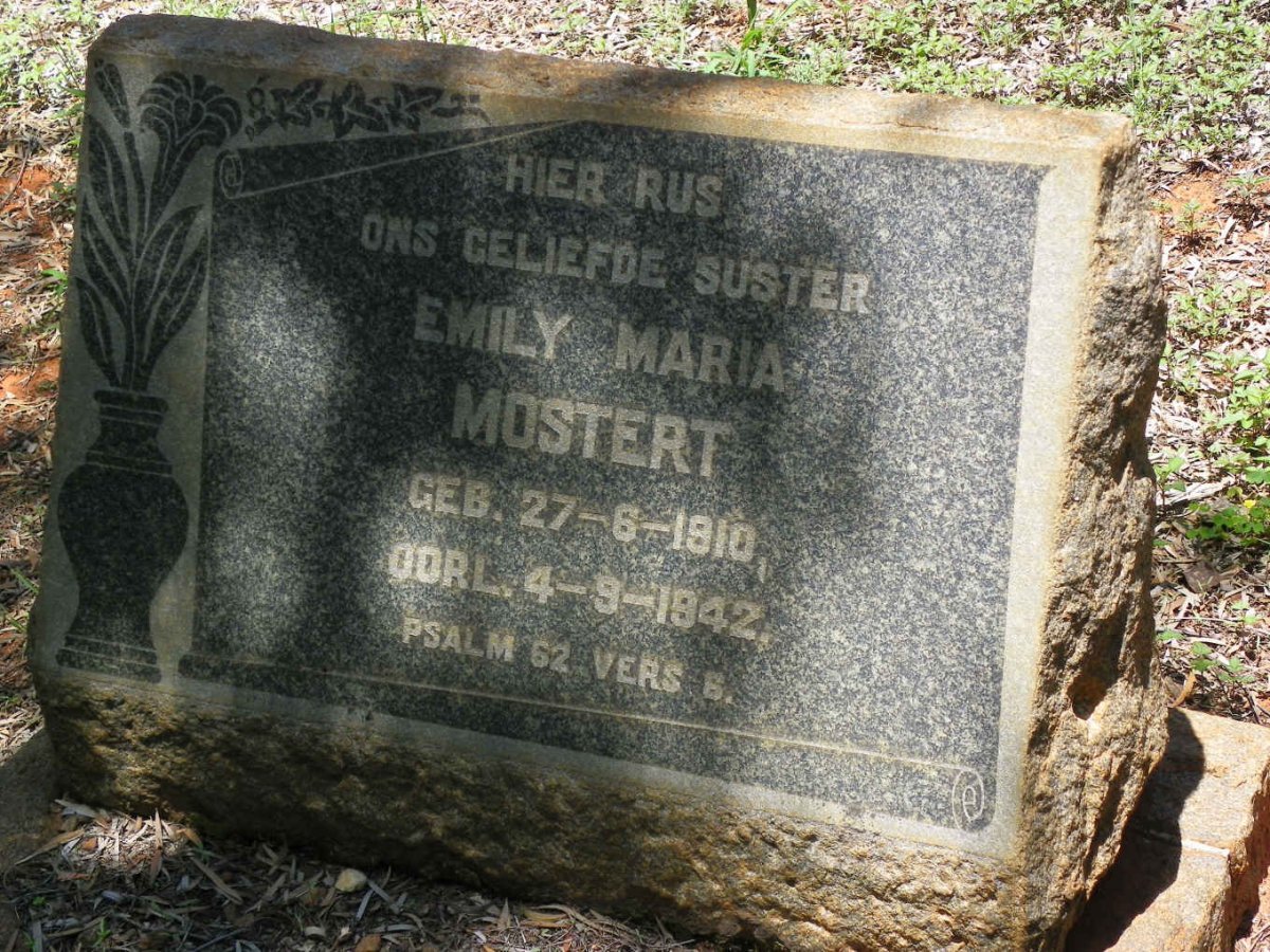 MOSTERT Emily Maria 1910-1942