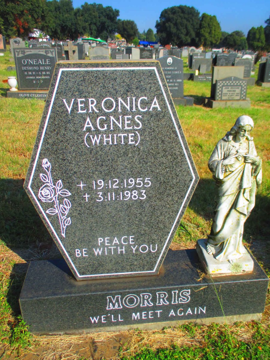 MORRIS Veronica Agnes nee WHITE 1955-1983