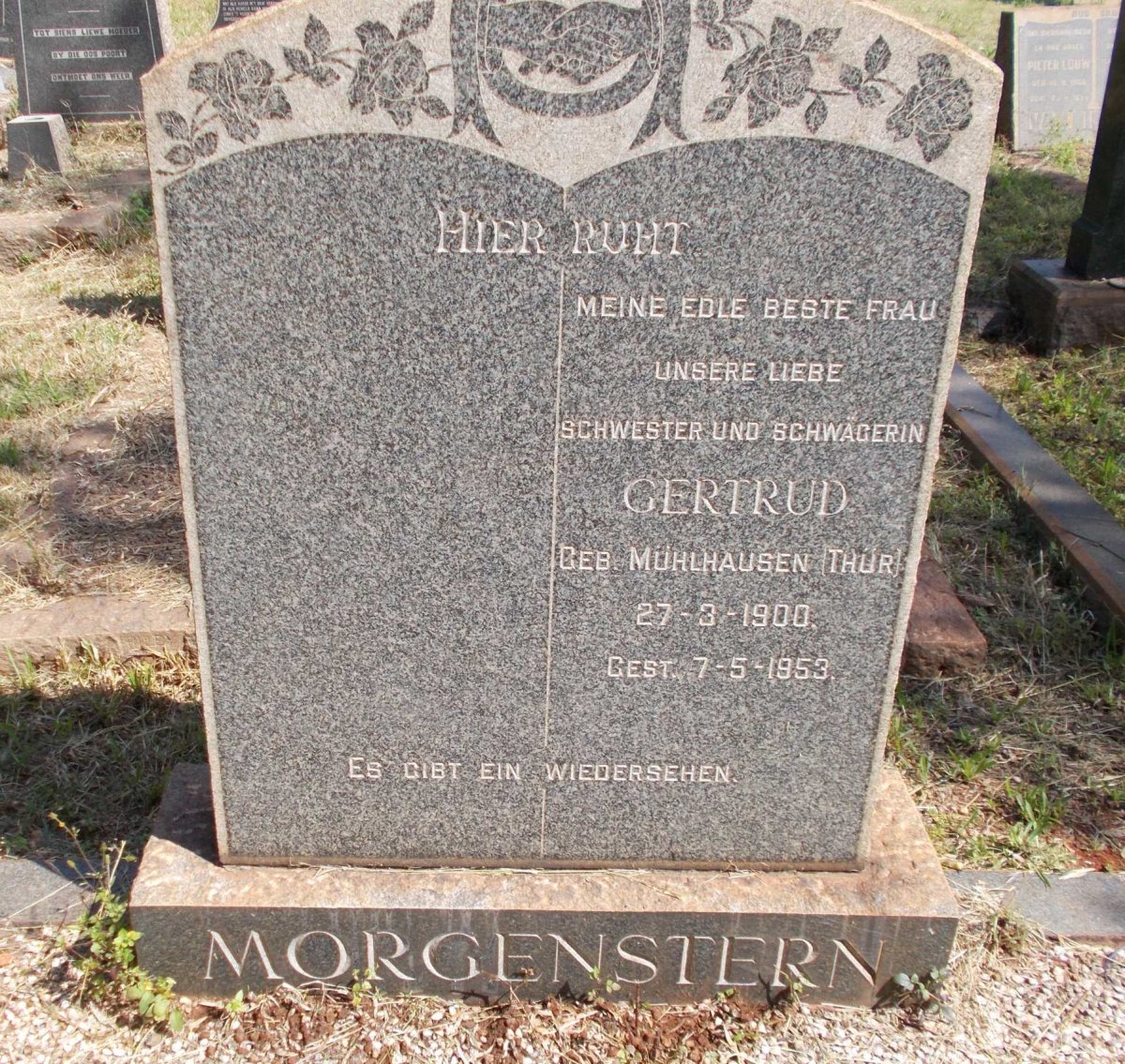MORGENSTERN Gertrud 1900-1953