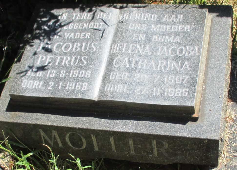 MOLLER Jacobus Petrus 1906-1969 &amp; Helena Jacoba Catharina 1907-1986