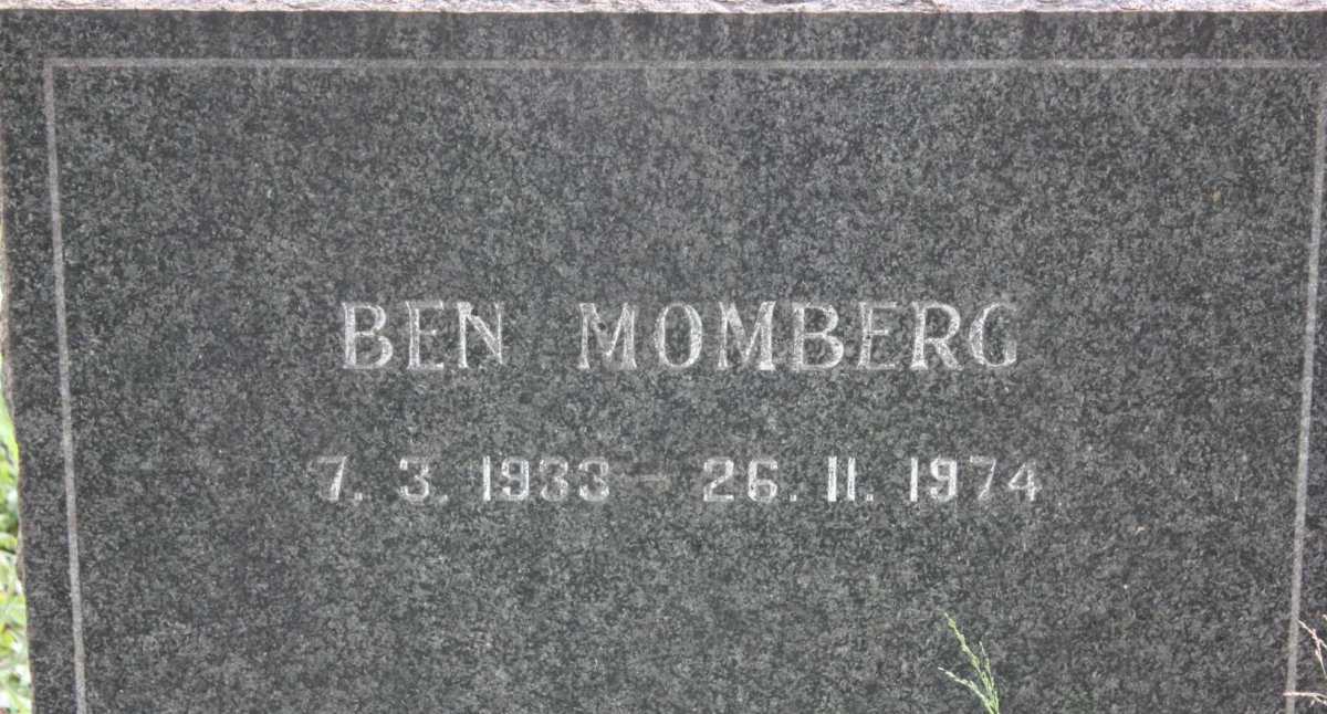 MOMBERG Ben 1933-1974