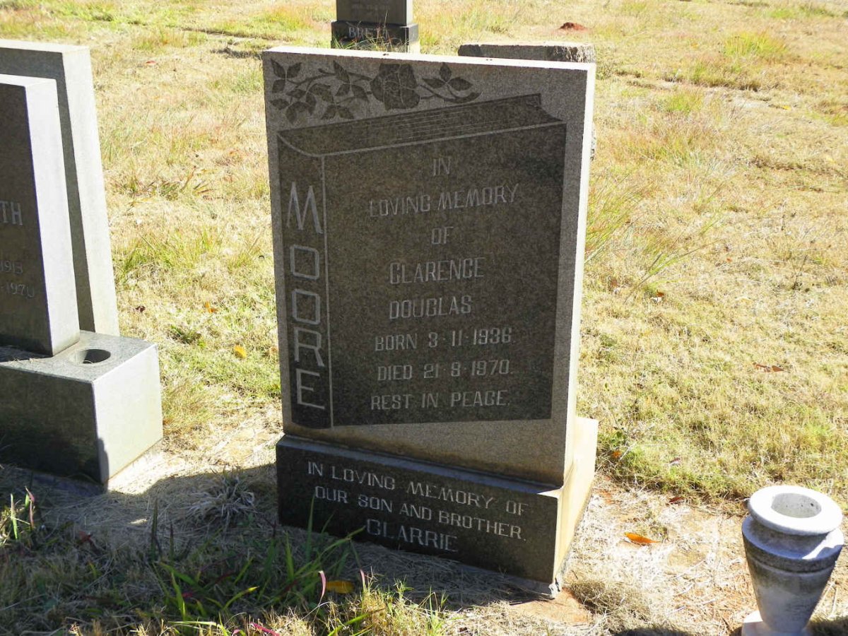 MOORE Clarence Douglas 1936-1970