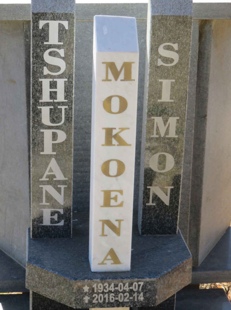 MOKOENA Tshupane Simon 1934-2016