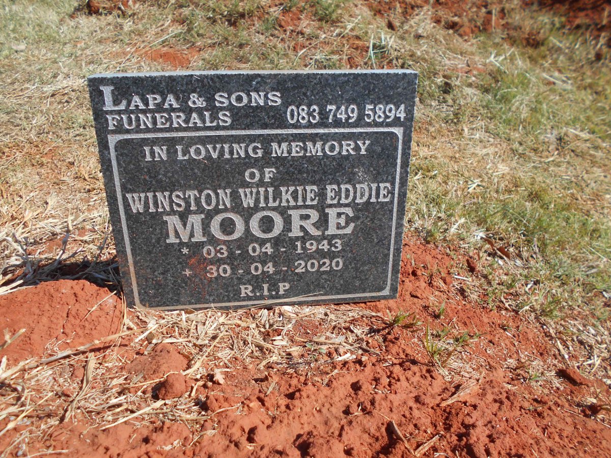 MOORE Winston Wilkie Eddie 1943-2020