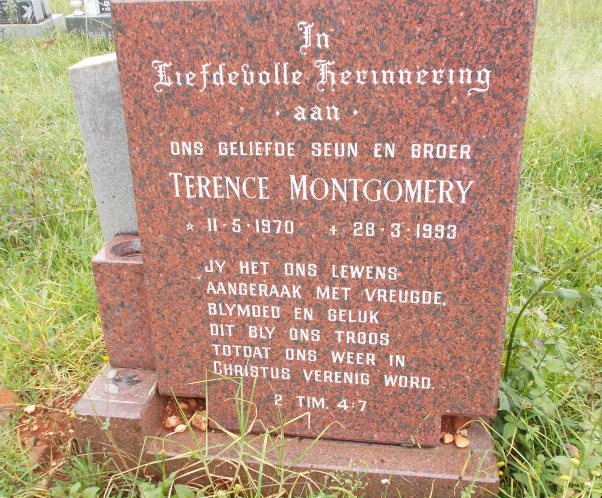 MONTGOMERY Terence 1970-1993