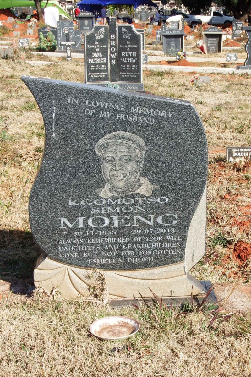 MOENG Kgomotso Simon 1955-2013