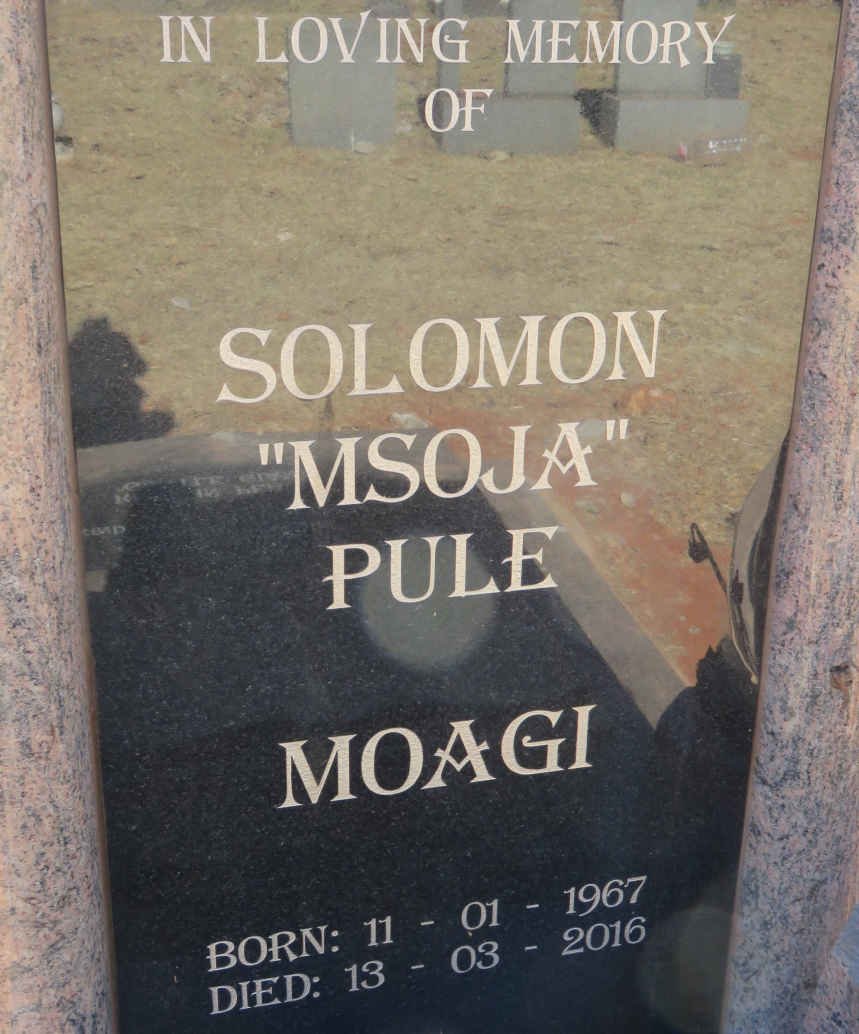 MOAGI Solomon Pule 1967-2016