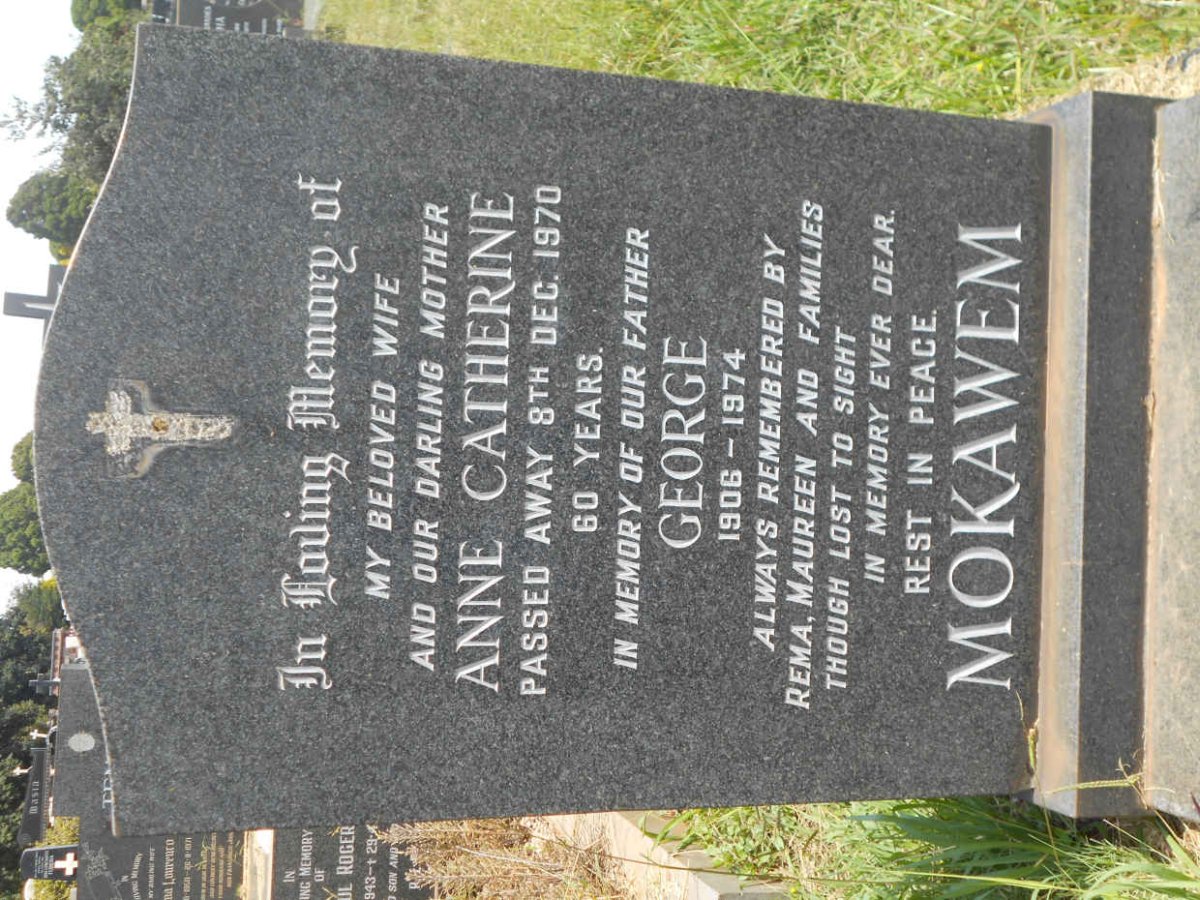 MOKAWEM George 1906-1974 &amp; Anne Catherine -1970
