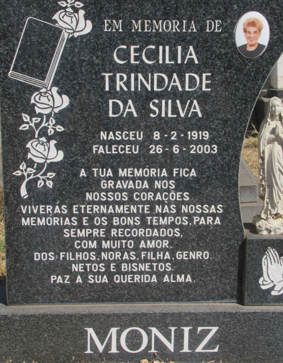 MONIZ Cecilia Trindade da Silva 1919-2003