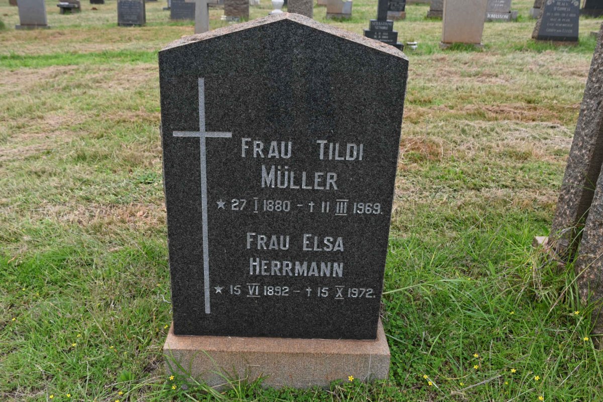 MULLER Tildu 1880-1969 :: HERRMANN Elsa 1892-1972