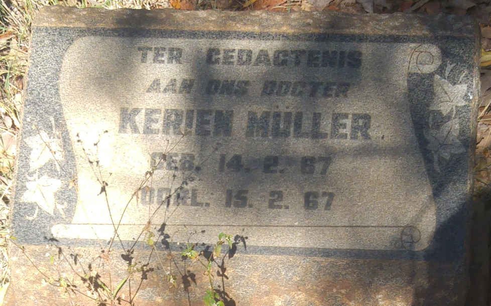 MULLER Kerien 1967-1967