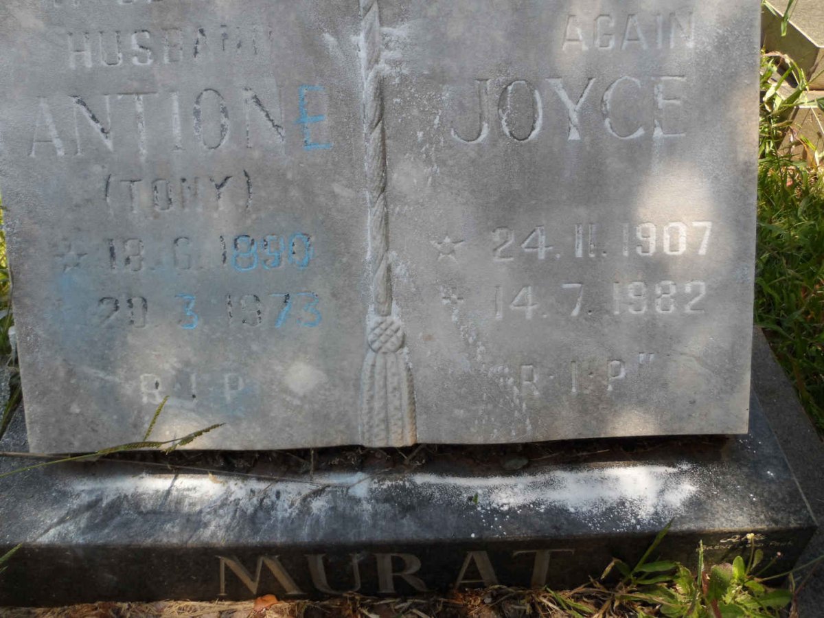 MURAT Antione 1890-1973 &amp; Joyce 1907-1982