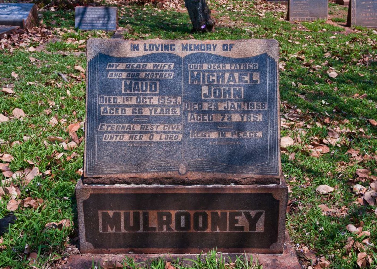 MULROONEY Michael John -1958 &amp; Maud -1953