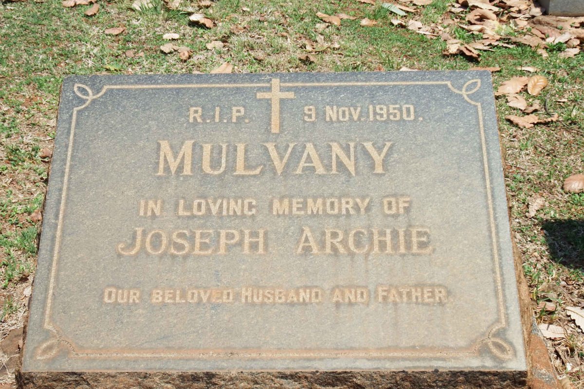 MULVANY Joseph Archie -1950