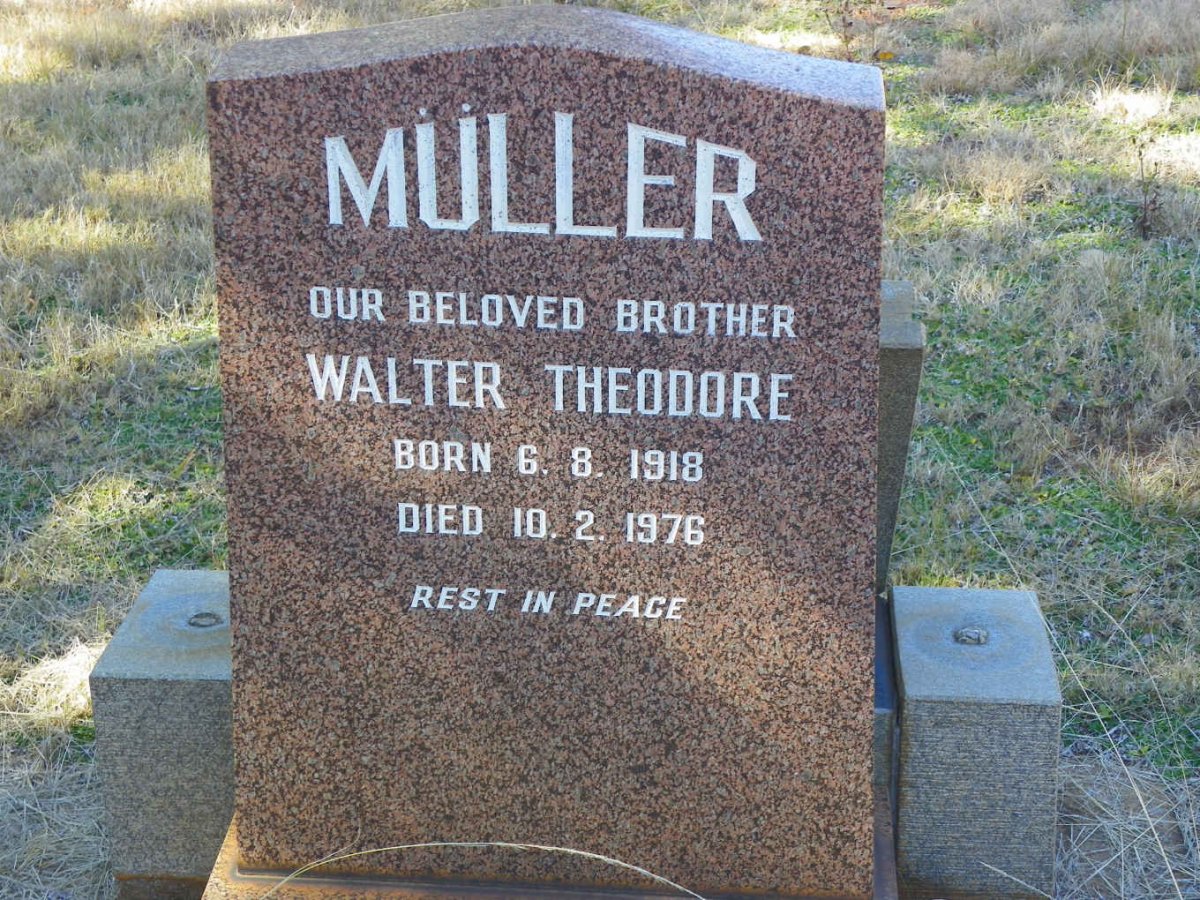 MULLER Walter Theodore 1918-1976