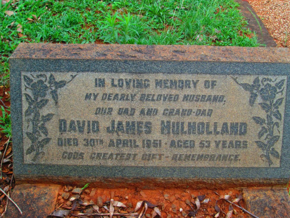 MULHOLLAND David James -1951