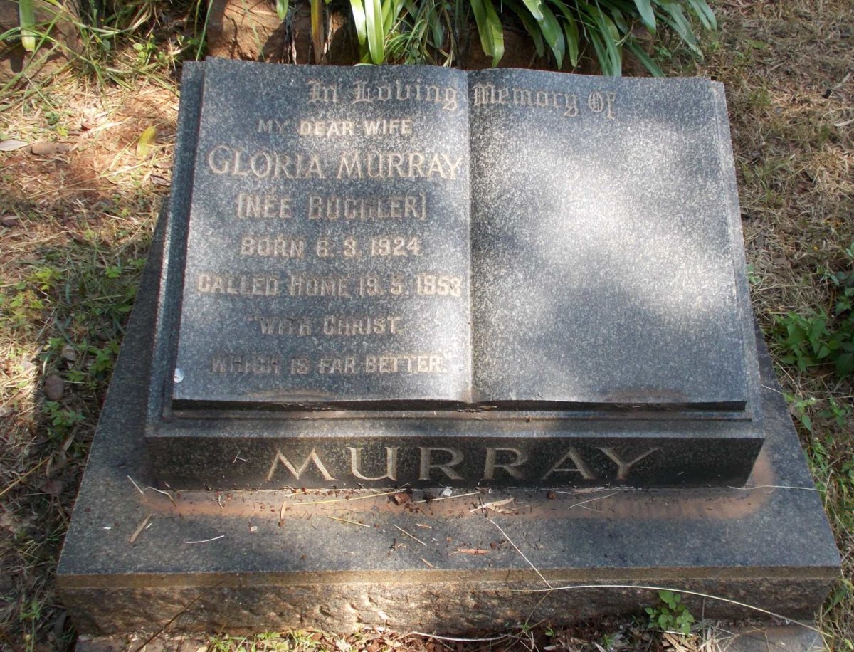 MURRAY Gloria nee BUCHLER 1924-1953