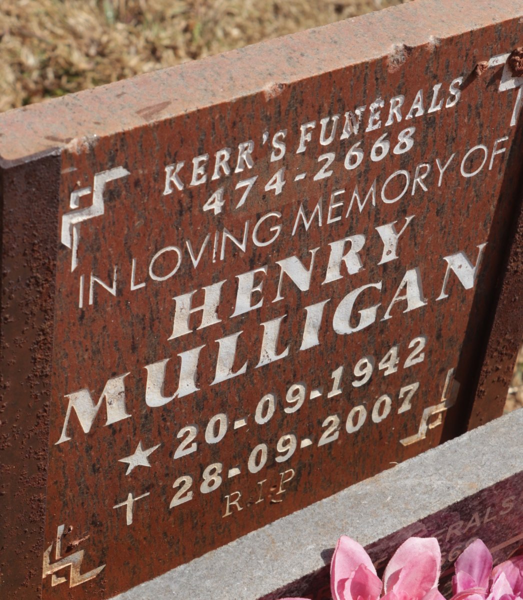 MULLIGAN Henry 1942-2007