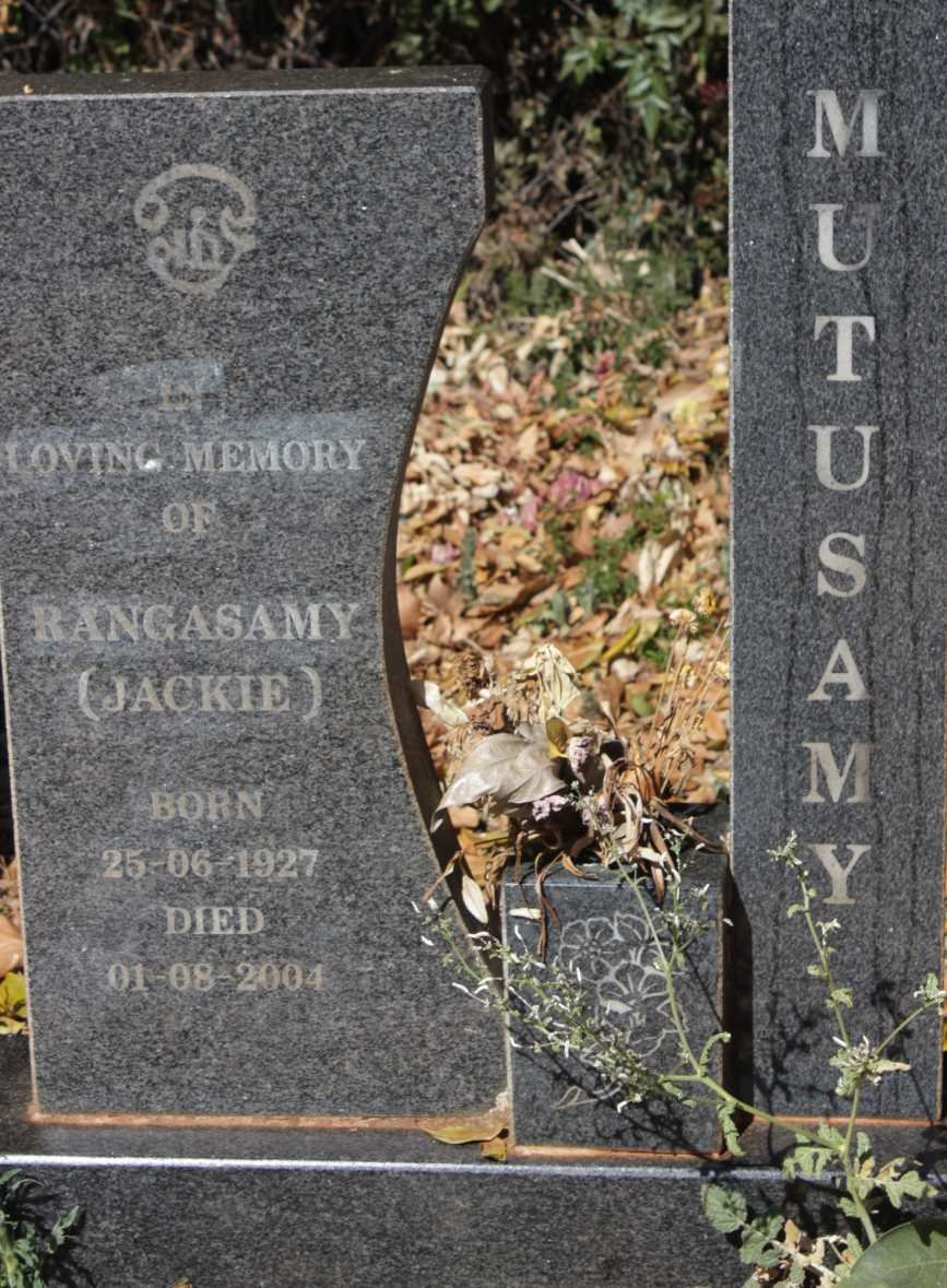MUTUSAMY Rangasamy 1927-2004