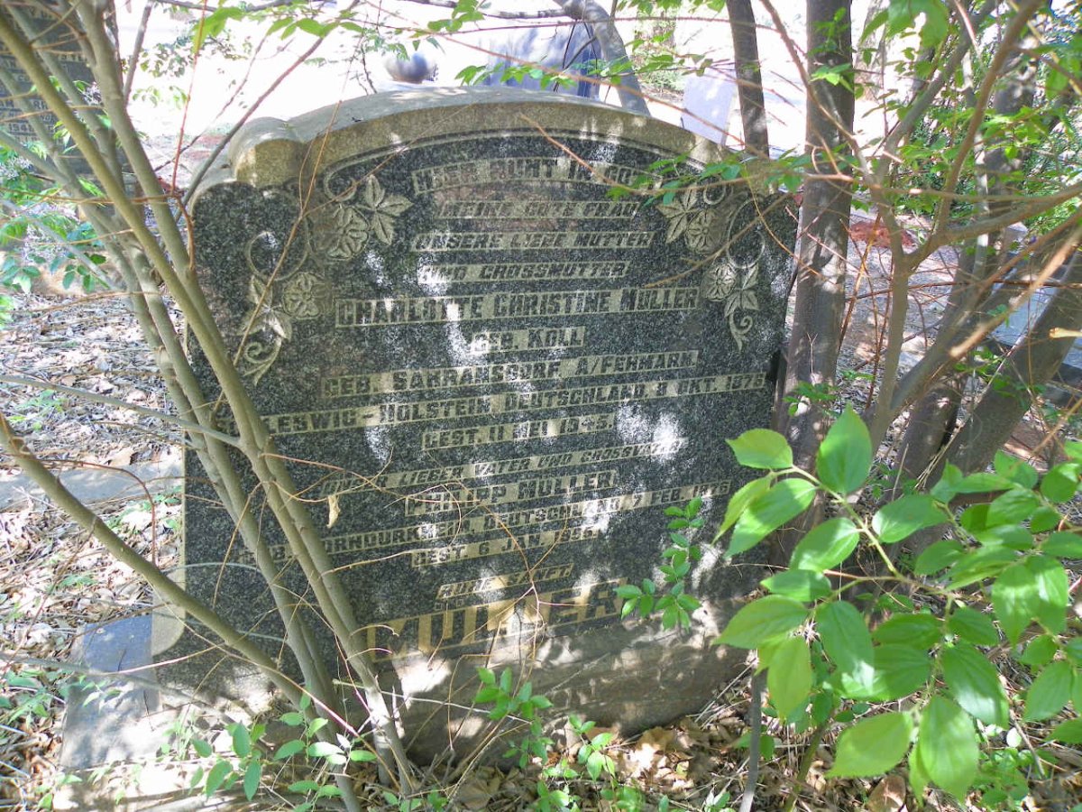 MULLER Philipp 1876-1955 &amp; Charlotte Christine KOLL 1876-1945