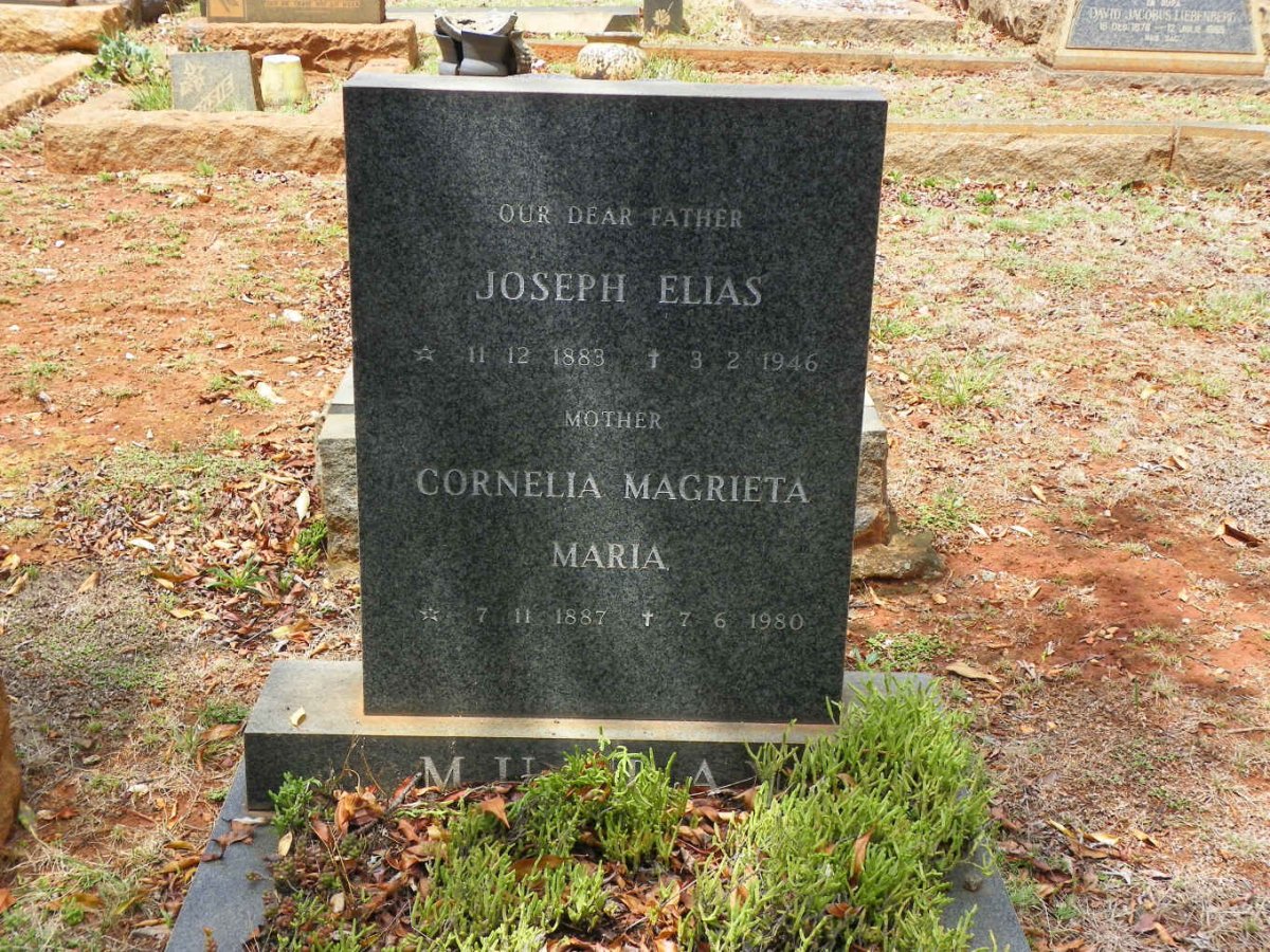 MURRAY Joseph Elias 1883-1946 &amp; Cornelia Magrieta Maria 1887-1980 _2