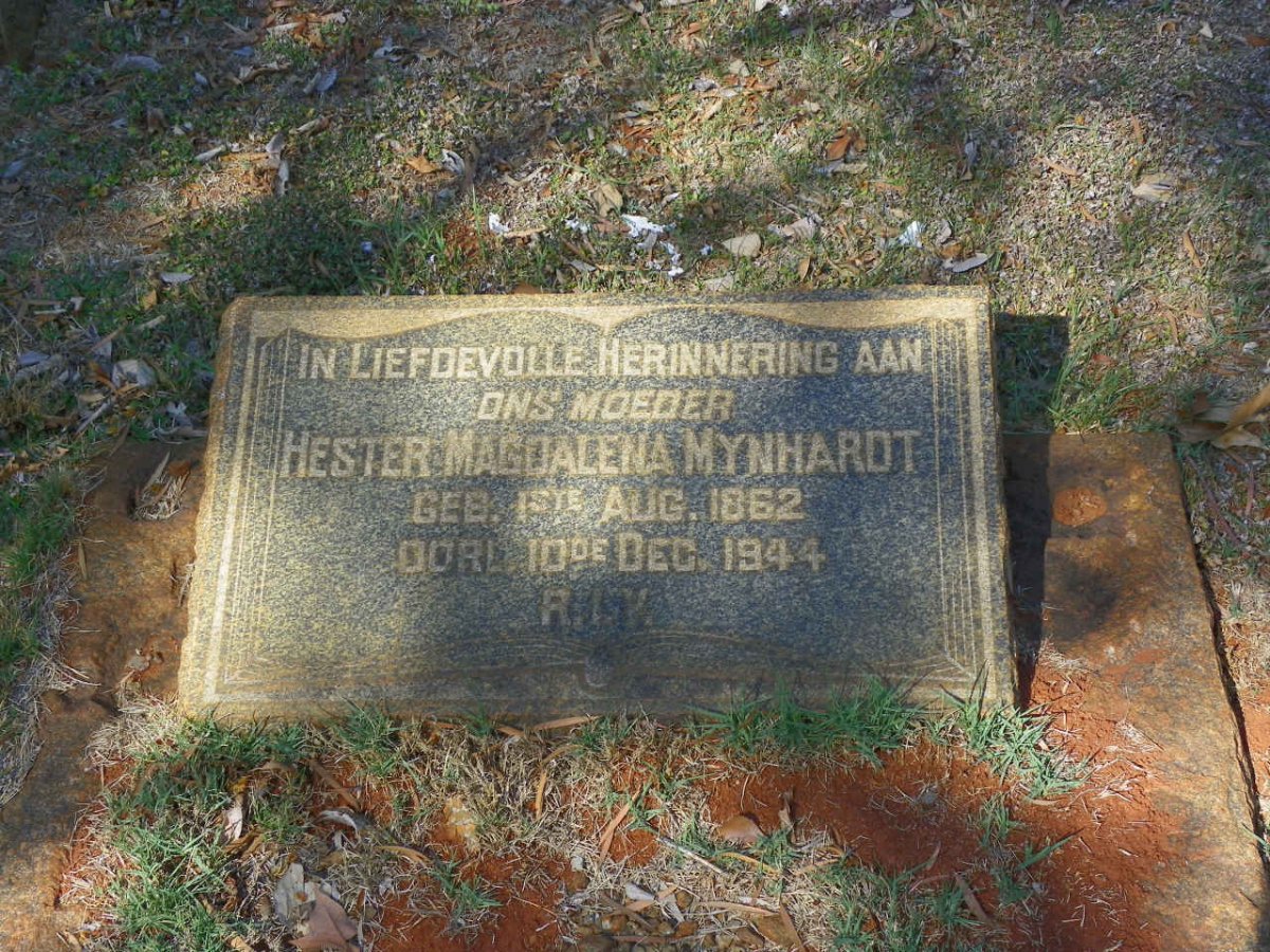 MYNHARDT Hester Magdalena 1862-1944