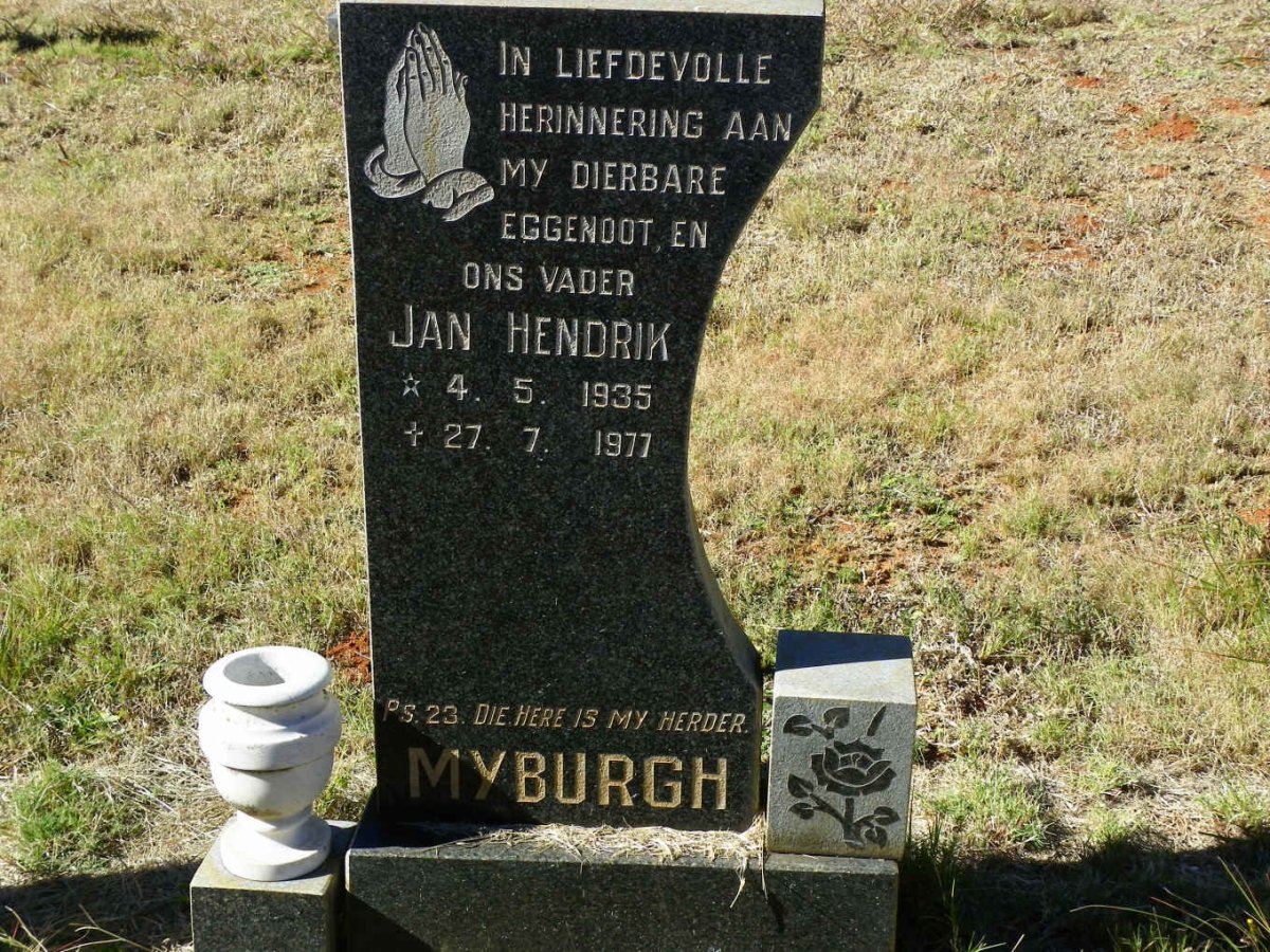 MYBURGH Jan Hendrik 1935-1977