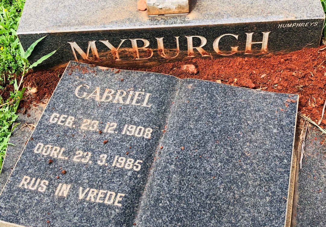 MYBURGH Gabriel 1908-1985