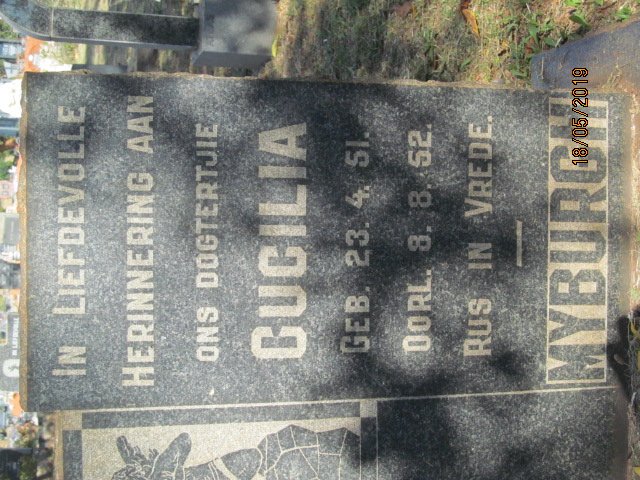 MYBURGH Cucilia 1951-1952