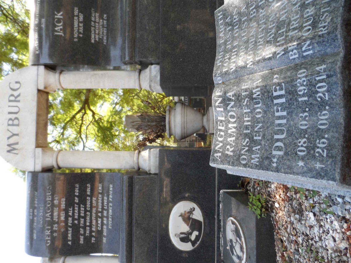 MYBURG Angeline Ramona 1930-2014