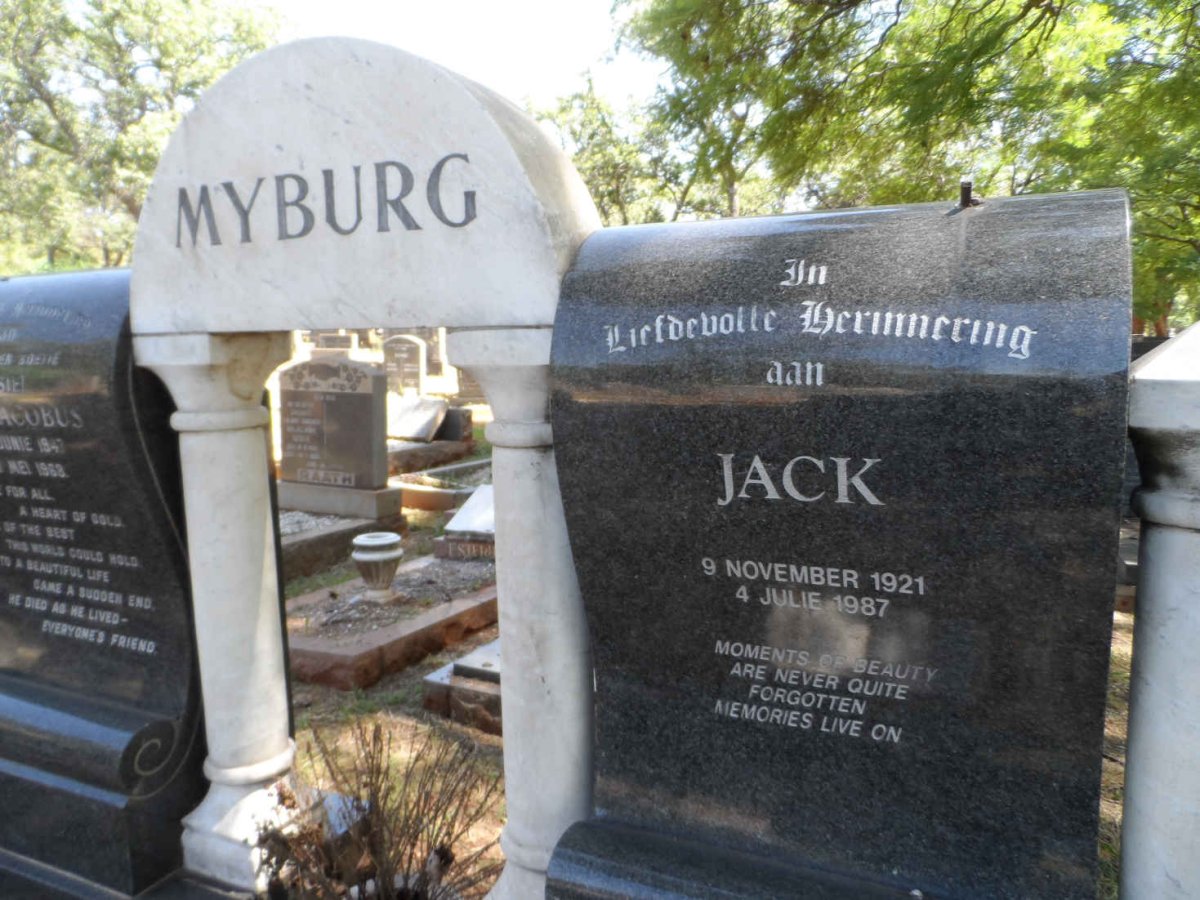 MYBURG Jack 1921-1987
