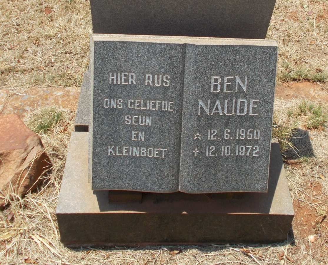 NAUDE Ben 1950-1972