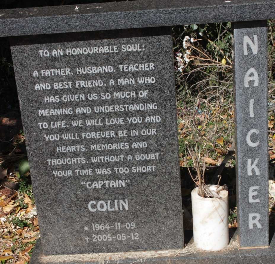 NAICKER Colin 1964-2005