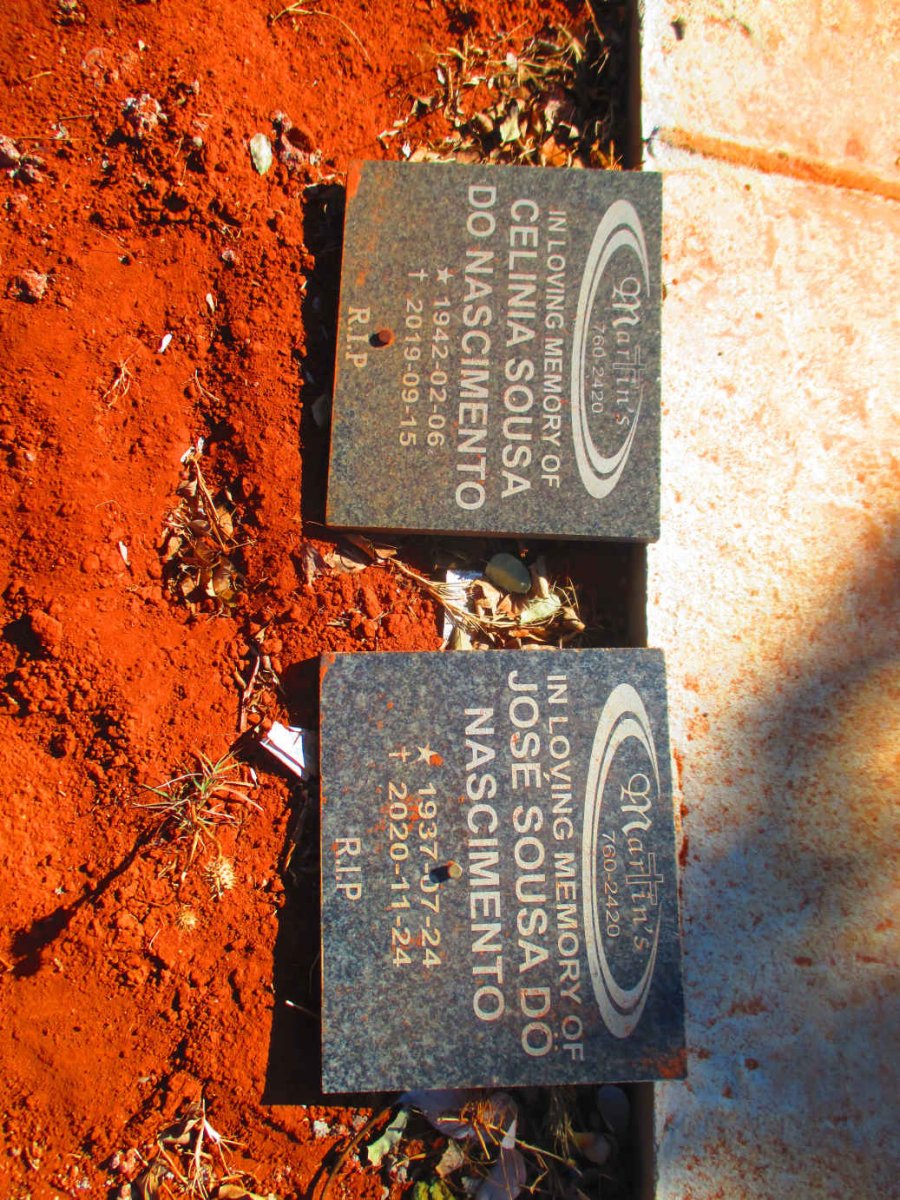 NASCIMENTO Jose, SOUSA DO 1937-2020 &amp; Celinia 1942-2019