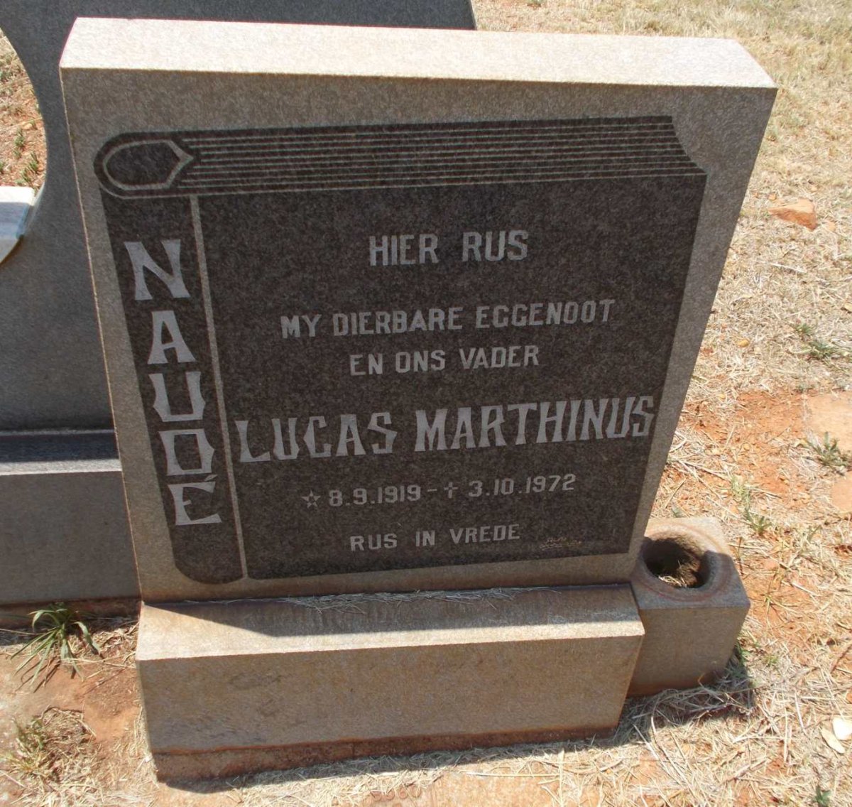 NAUDÉ Lucas Marthinus 1919-1972