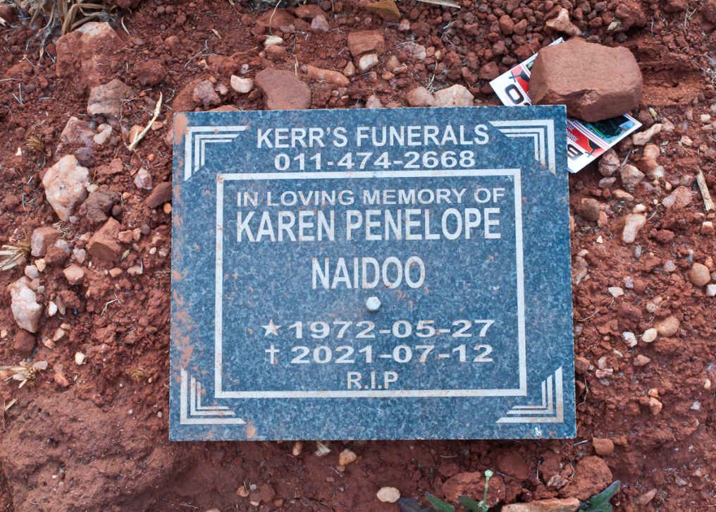 NAIDOO Karen Penelope 1972-2021