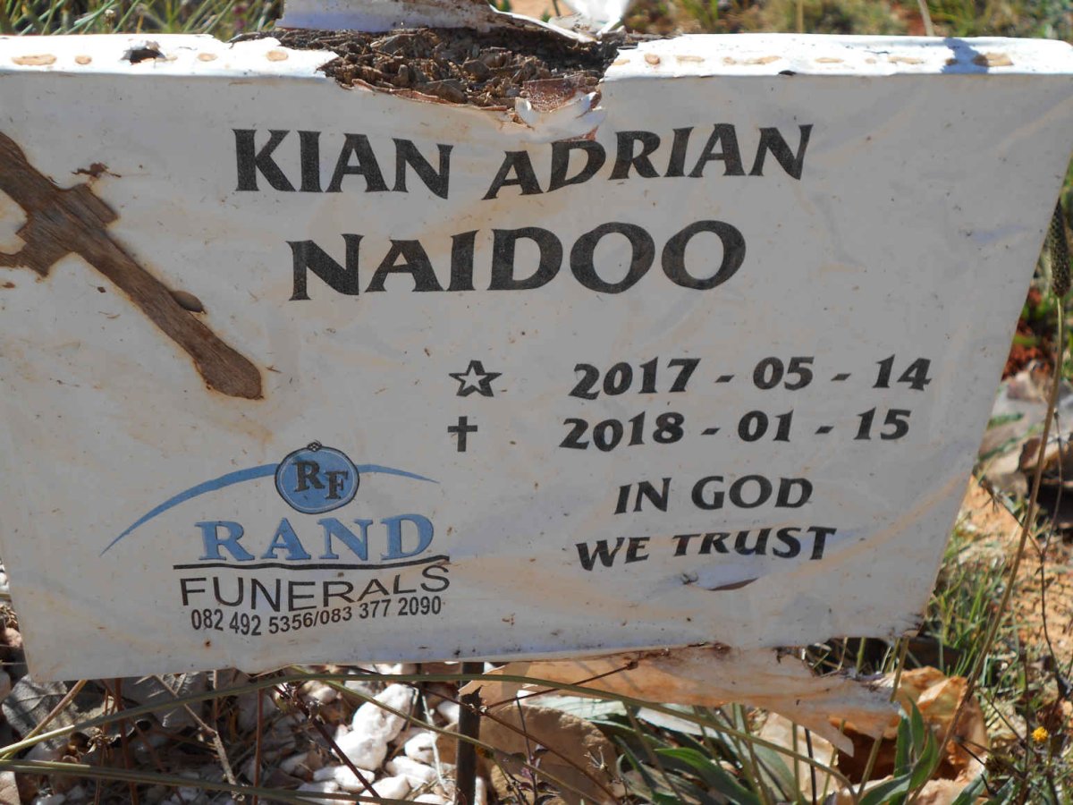 NAIDOO Kian Adrian 2017-2018