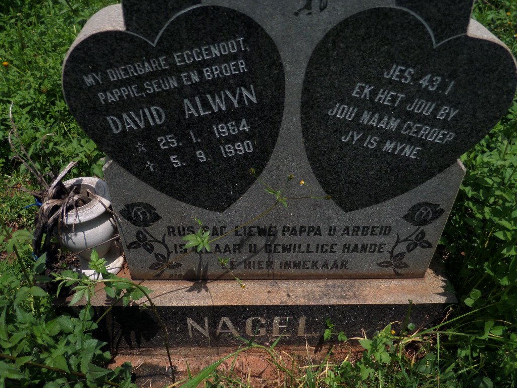 NAGEL David Alwyn 1964-1990