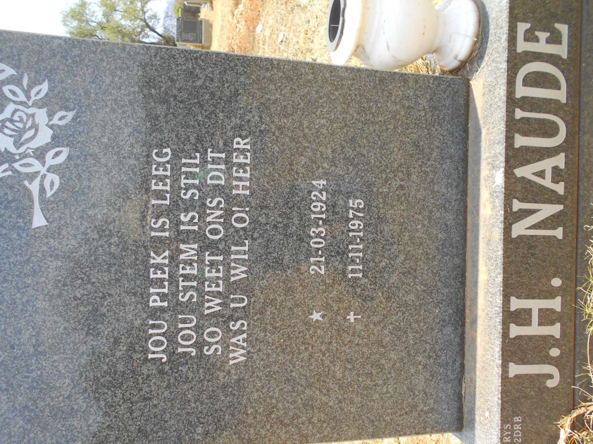 NAUDE J.H. 1924-1975