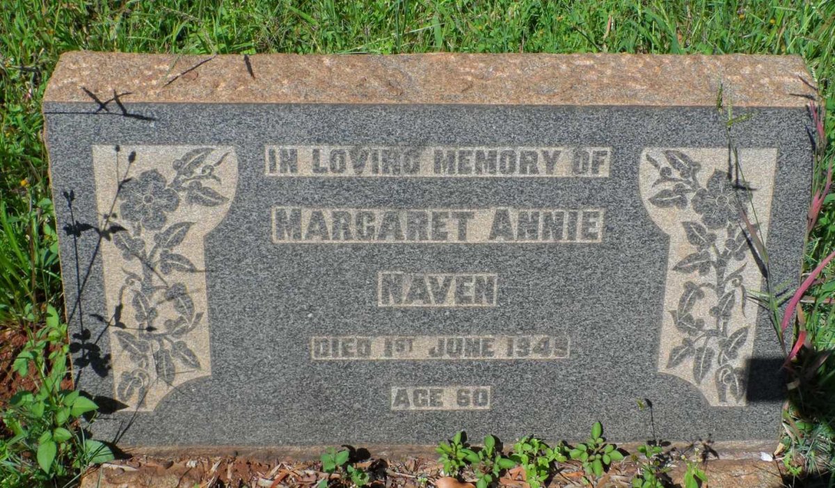 NAVEN Margaret Annie -1949