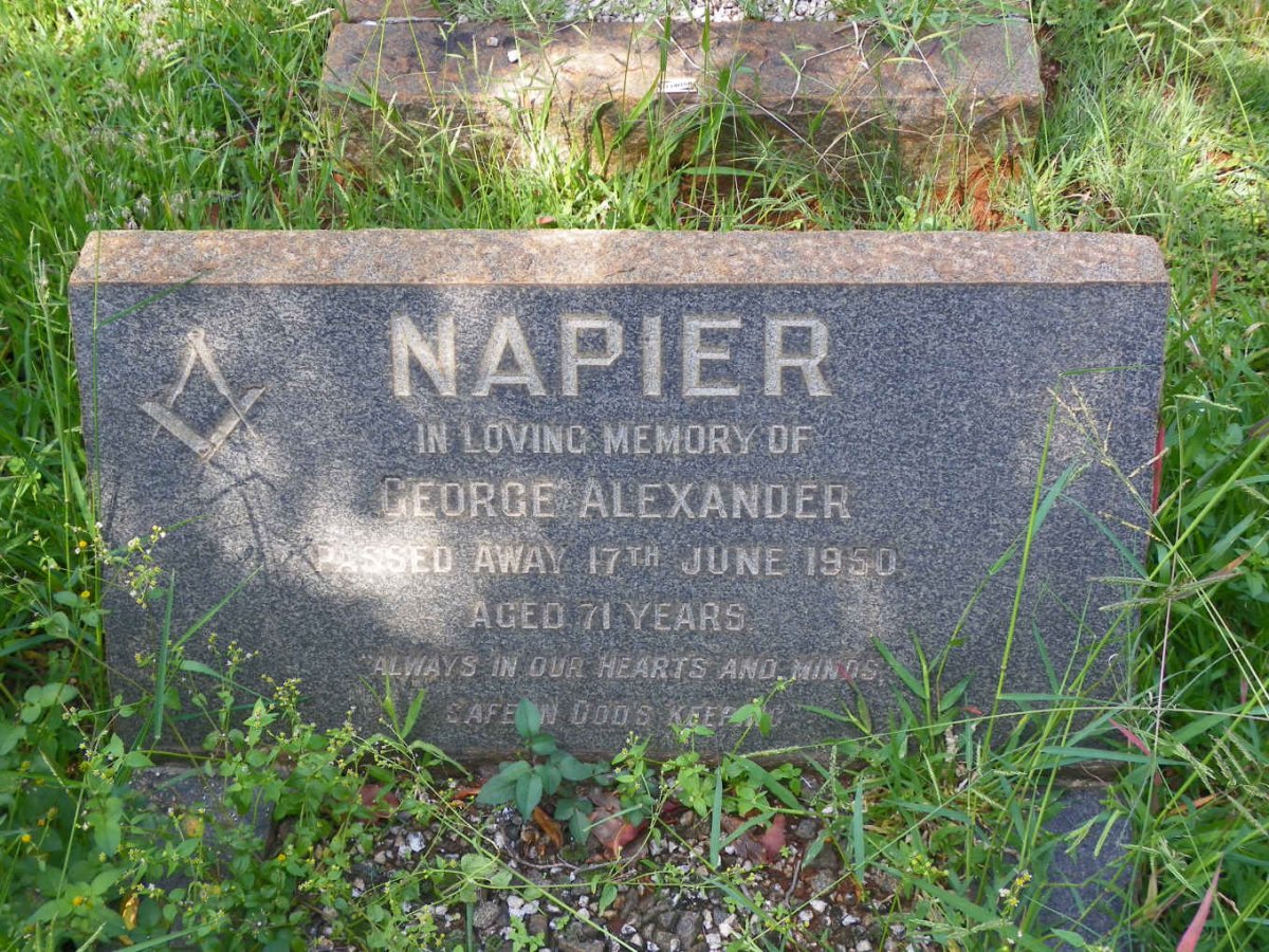 NAPIER George Alexander -1950