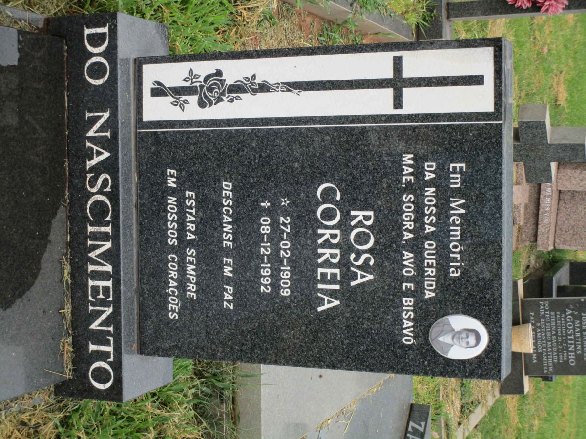NASCIMENTO Rosa Correia, do 1909-1992