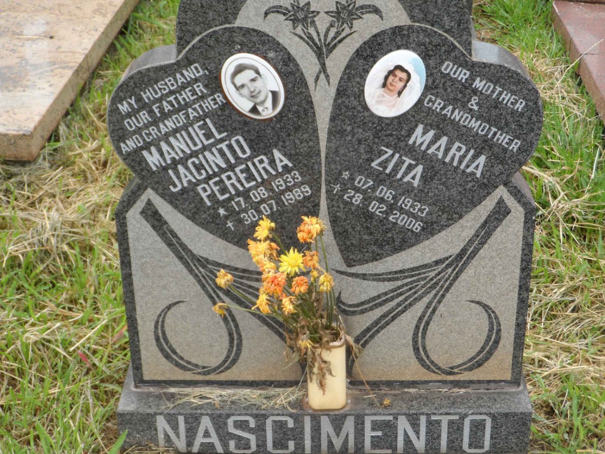 NASCIMENTO Manuel Jacinto Pereira 1933-1989 &amp; Maria Zita 1933-2006