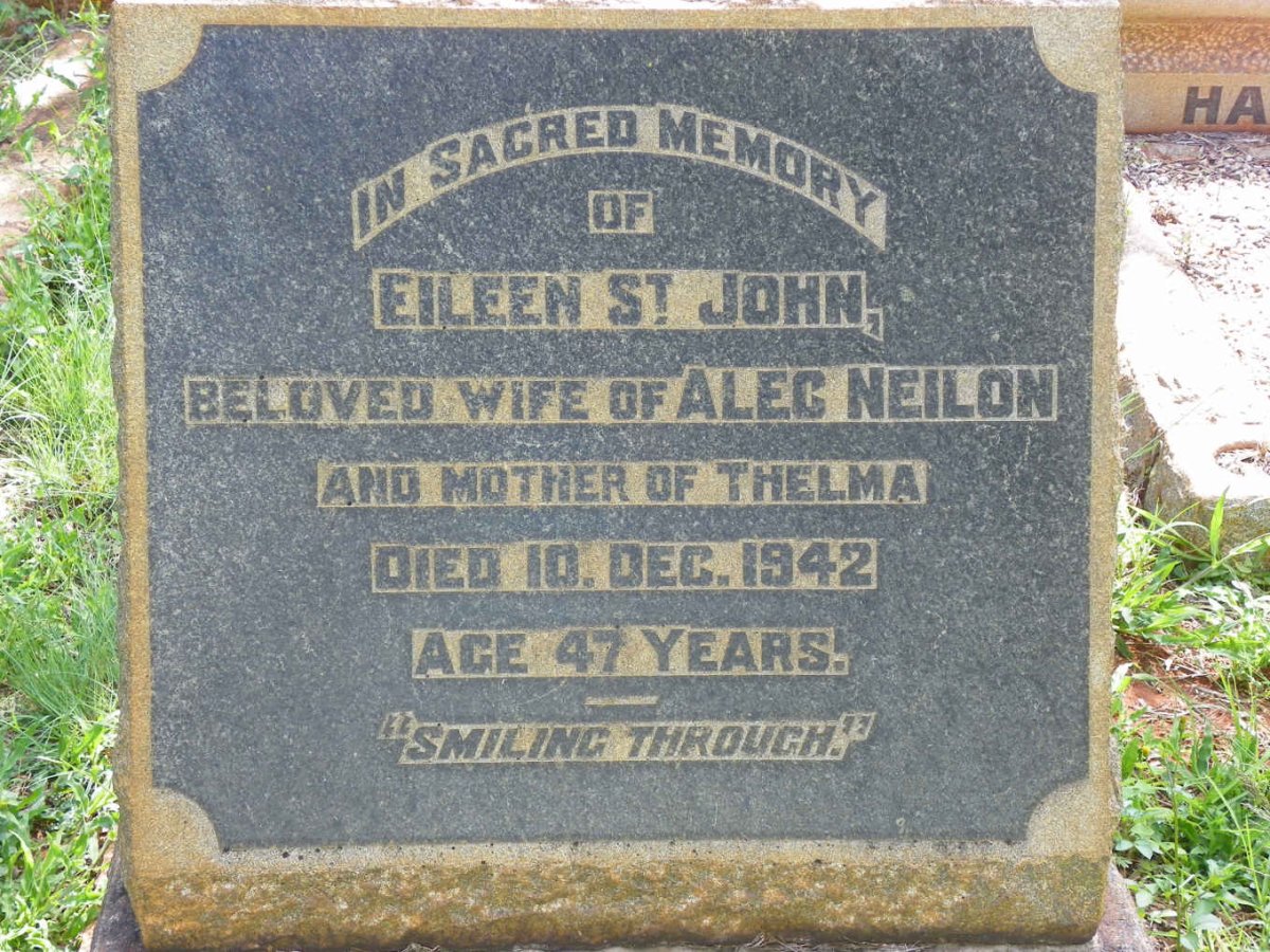 NEILON Eileen St. John -1942