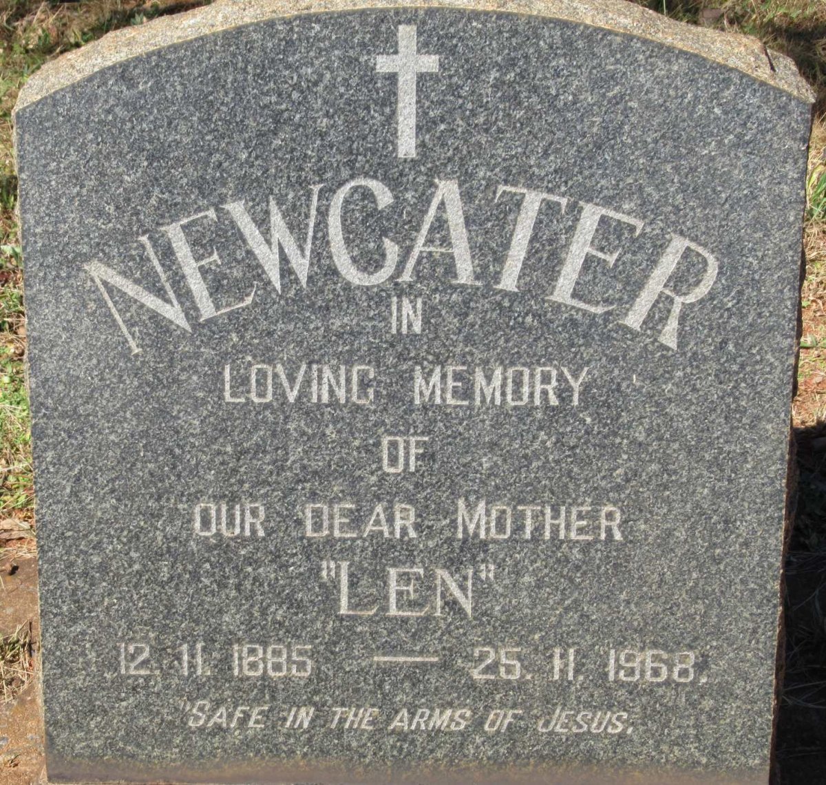 NEWCATER Len 1885-1968